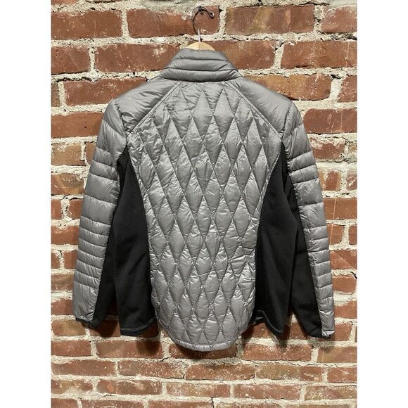 32 Degree Heat Womens Jacket Large Puffer Gray Nylon Polyester Lined Filled - Picture 3 of 3